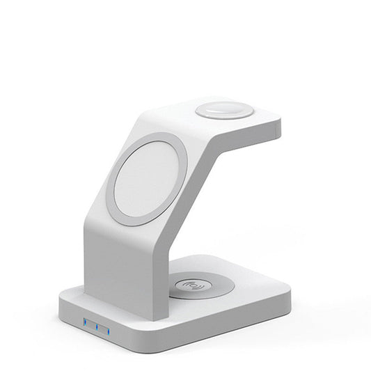 KTX-152339 Three-in-One Magnetic Wireless Charger with Desktop Stand for Apple Devices