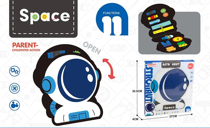 KTX-153107 Educational Fire Truck Learning Board for Babies – Montessori-Inspired Plastic Toy