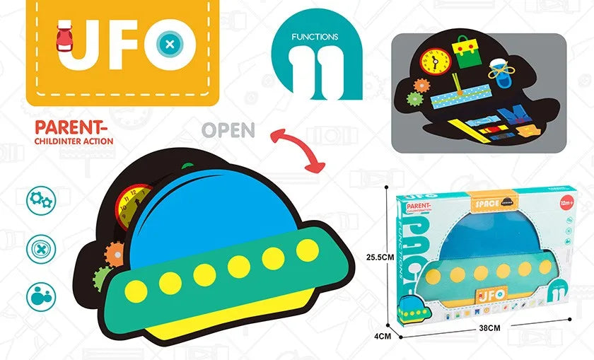 KTX-153107 Educational Fire Truck Learning Board for Babies – Montessori-Inspired Plastic Toy