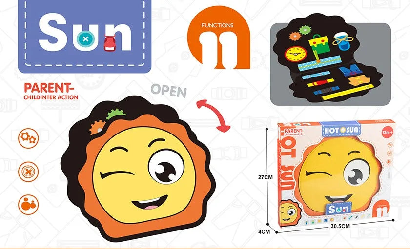 KTX-153107 Educational Fire Truck Learning Board for Babies – Montessori-Inspired Plastic Toy