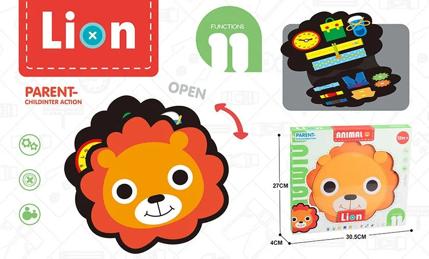 KTX-153107 Educational Fire Truck Learning Board for Babies – Montessori-Inspired Plastic Toy