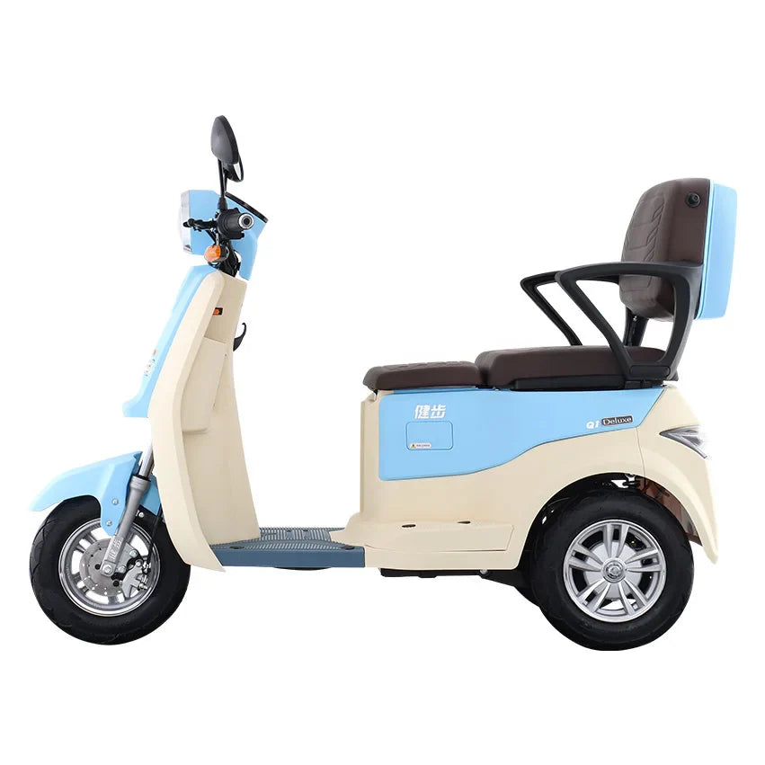KTX-153299 Magic Q1 3-Wheel Electric Tricycle for Adults with Dual Seating and LCD Display