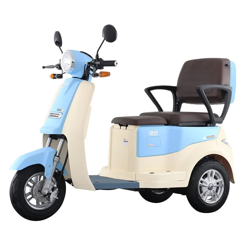 KTX-153299 Magic Q1 3-Wheel Electric Tricycle for Adults with Dual Seating and LCD Display