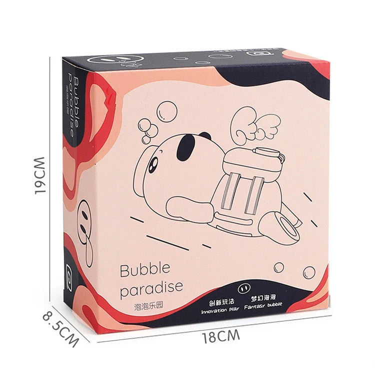 KTX-153683 Automatic Bubble Blower Toy with Music and Lights for Outdoor Fun - Perfect for Ages 2 to 4