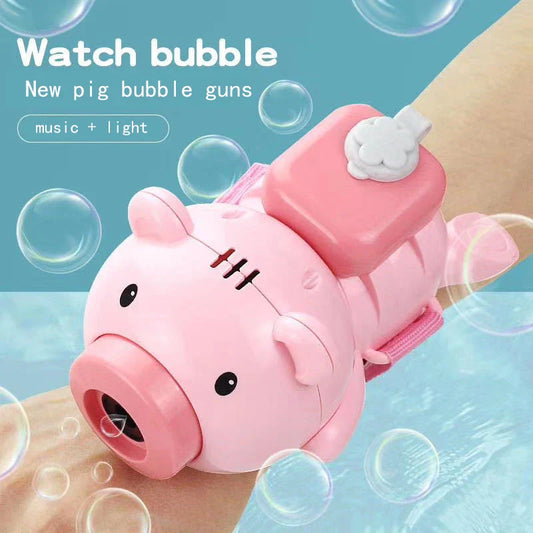 KTX-153683 Automatic Bubble Blower Toy with Music and Lights for Outdoor Fun - Perfect for Ages 2 to 4