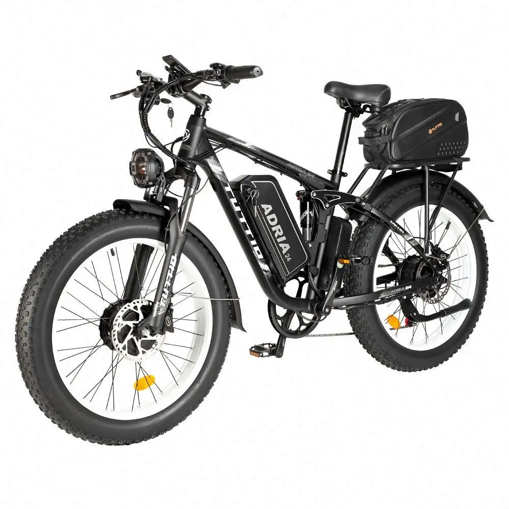 KTX-154131 26 Inch Electric Bicycle 52V 30Ah, 4000W Dual Motor, 7-Speed, Aluminum Alloy Frame, Hydraulic Disc Brakes, 50+ km/h Speed