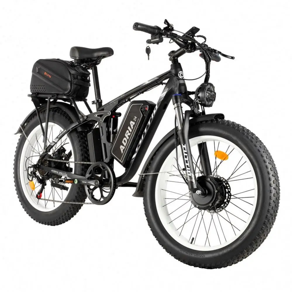 KTX-154131 26 Inch Electric Bicycle 52V 30Ah, 4000W Dual Motor, 7-Speed, Aluminum Alloy Frame, Hydraulic Disc Brakes, 50+ km/h Speed