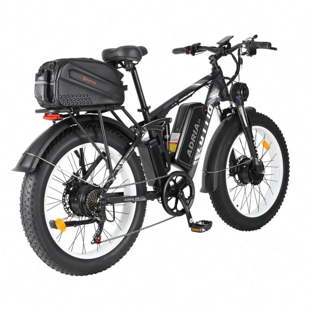 KTX-154131 26 Inch Electric Bicycle 52V 30Ah, 4000W Dual Motor, 7-Speed, Aluminum Alloy Frame, Hydraulic Disc Brakes, 50+ km/h Speed