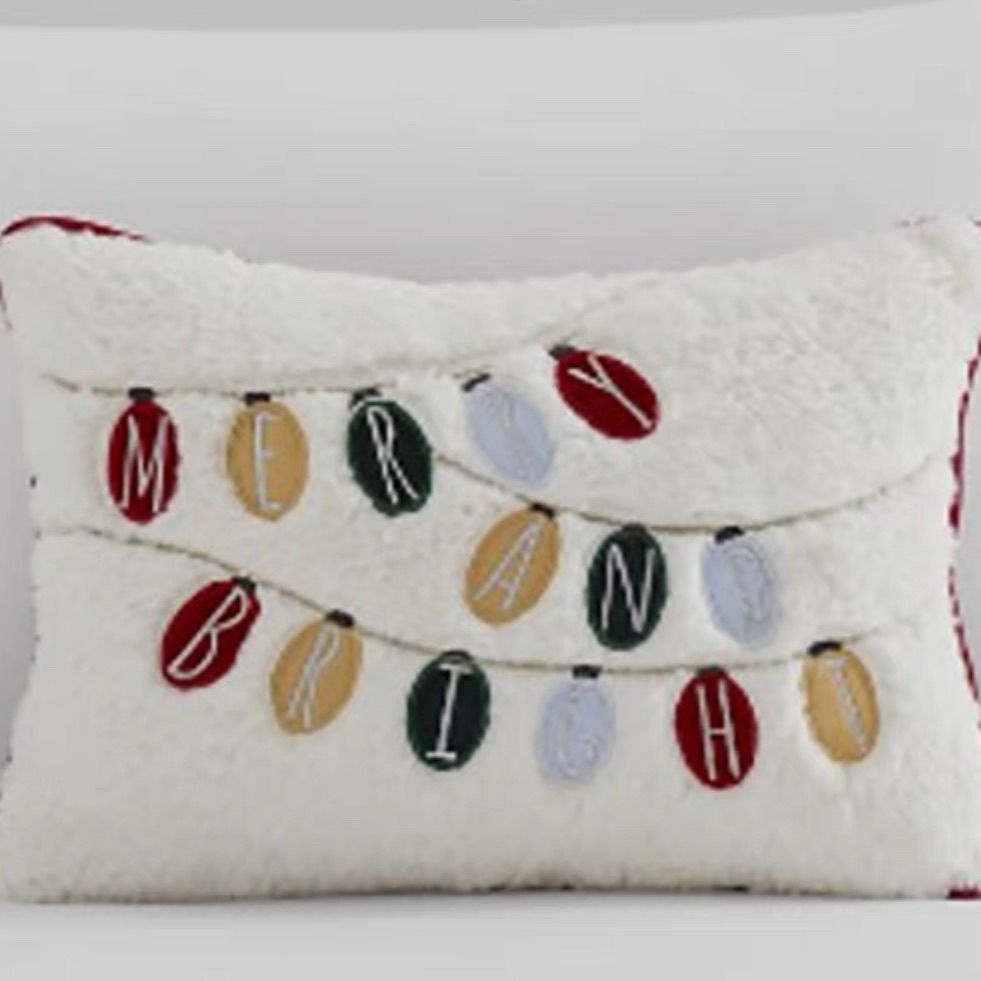 KTX-154387 Christmas Decorative Embroidered Pillows Collection – FALALA, HOHOHO, Snowman, Santa & More