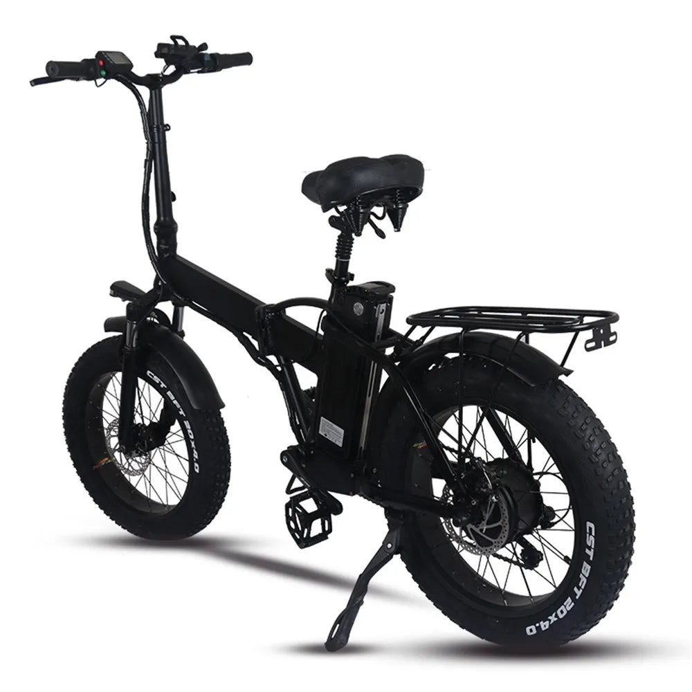 KTX-155283 750W Electric Bike with 15Ah Battery and 20-Inch Mountain Tires for Adults