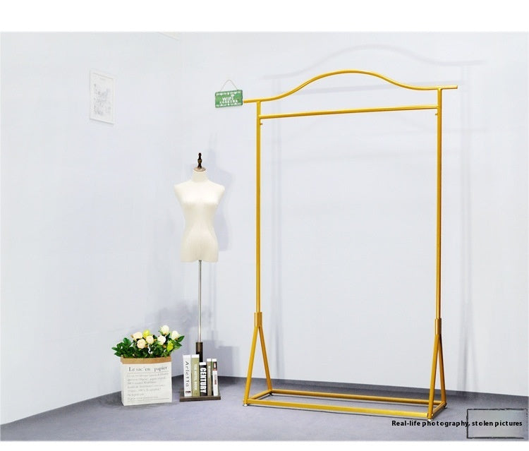 KTX-156563 Gold and Black Floor-Length Dress Display Stand for Wedding Dresses (Various Sizes Available)