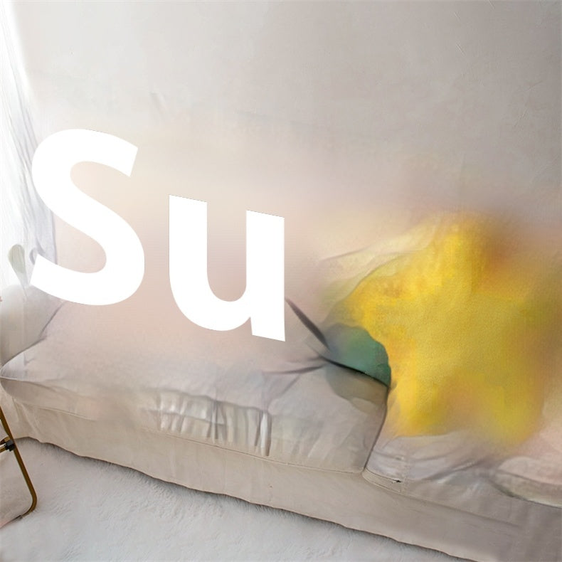 KTX-157843 Super Soft Star Pattern Plush Throw Pillow in Multiple Colors - Ideal Gift for Youth