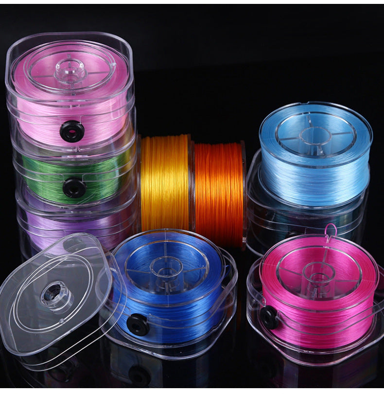 KTX-158867 Flat Spandex Elastic Thread for DIY Beading - 85m Length in Various Colors