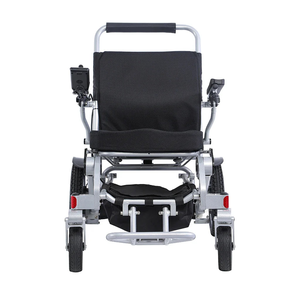 KTX-159059 Powerful Electric Folding Wheelchair with 500W Dual Motors and Removable Battery