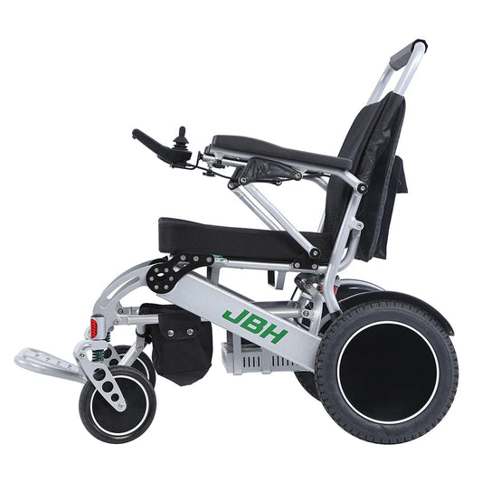 KTX-159059 Powerful Electric Folding Wheelchair with 500W Dual Motors and Removable Battery