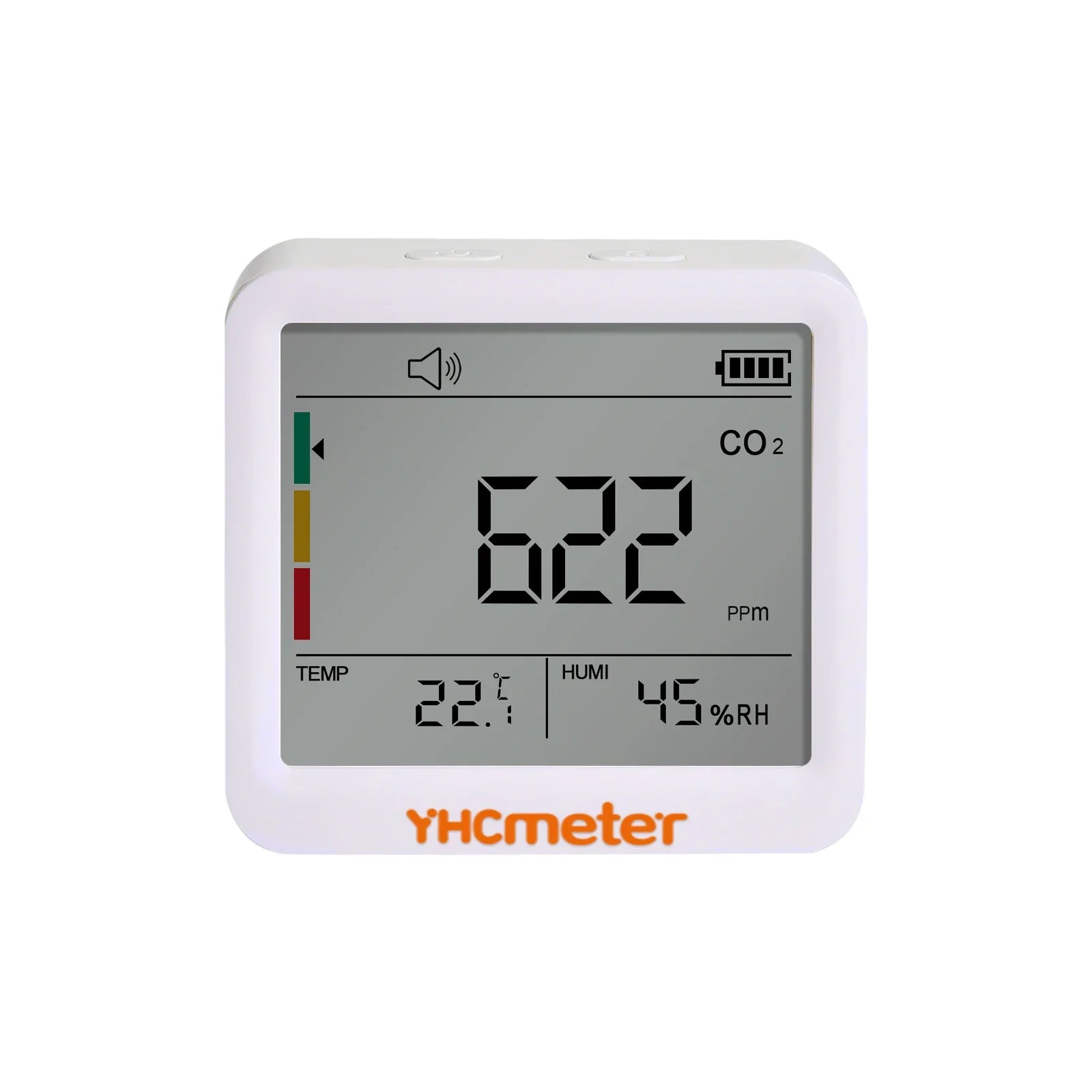 KTX-159379 Indoor CO2 Meter with Temperature and Humidity Sensor, 3-in-1 Air Quality Monitor