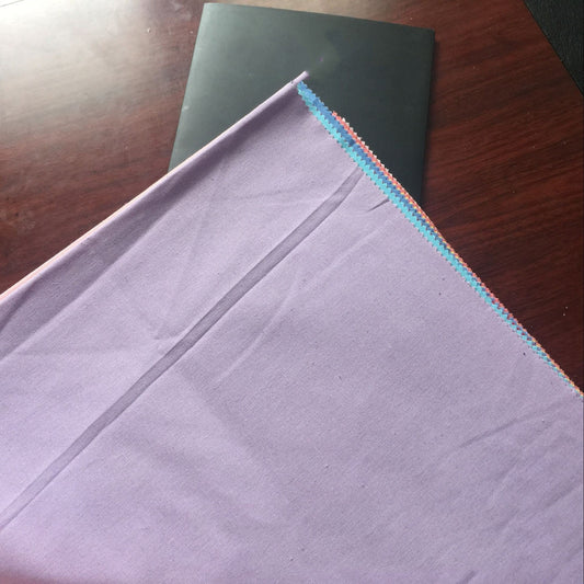 KTX-160019 Linen and Cotton Blend Tie-Dye Curtain and Decorative Fabric, 152x98 cm