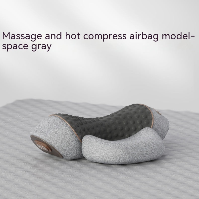 KTX-160659 Cervical Memory Foam Pillow with Massage and Heating Features for Spine Care