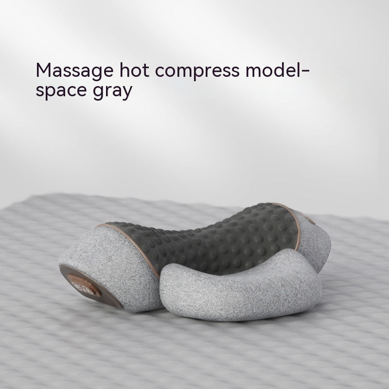 KTX-160659 Cervical Memory Foam Pillow with Massage and Heating Features for Spine Care