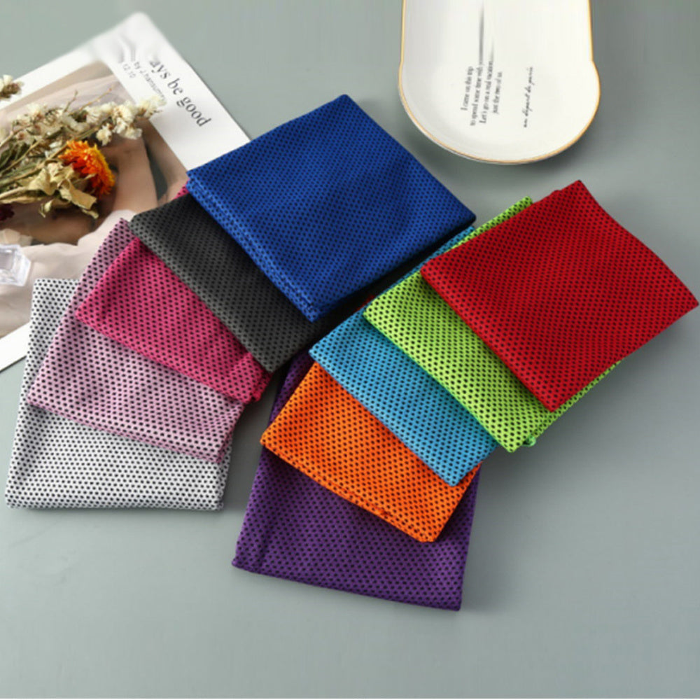KTX-160915 Cooling Microfiber Towel for Instant Refreshment - Quick Dry Sports Towel for Gym, Yoga & Outdoor Activities