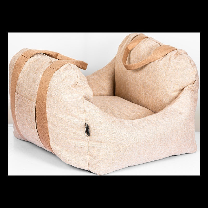 KTX-161619 Portable Multifunctional Cloth Dog Kennel in Dark Gray, Light Gray, and Dark Khaki