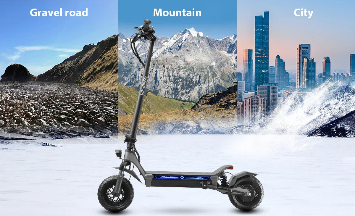 KTX-162835 250W Electric Scooter with 10-Inch Wheels, Foldable, 37-Mile Range, and Full Suspension