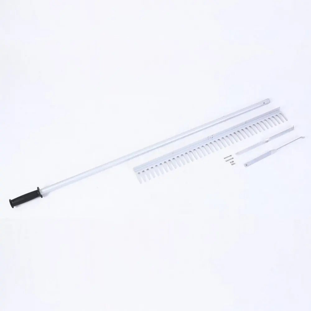 KTX-163987 36'' Aluminium Landscape Rake with 69'' Lightweight Handle for Lawn Care and Beach Use