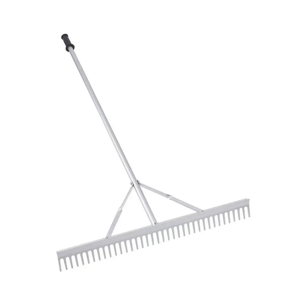 KTX-163987 36'' Aluminium Landscape Rake with 69'' Lightweight Handle for Lawn Care and Beach Use