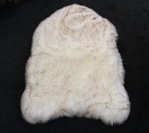 KTX-165715 Beige Plush Pet Dog Mat for Rest, Available in Multiple Sizes