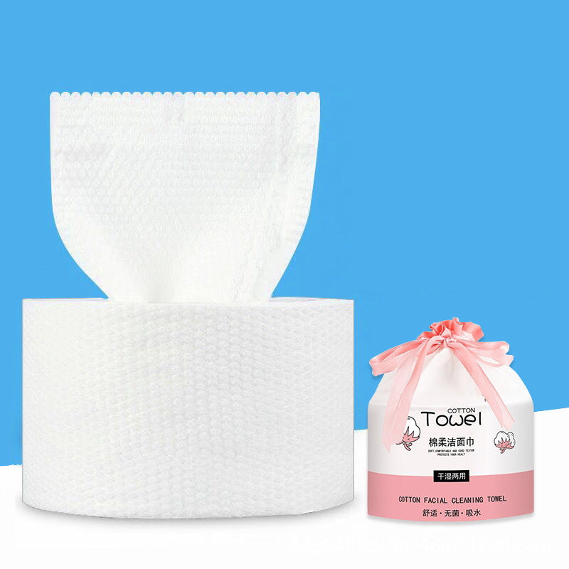 KTX-166355 Disposable Face Cloth Cleaning Towels - Pearl Pattern, 50 Pieces, Non-Woven Fabric, Various Thicknesses