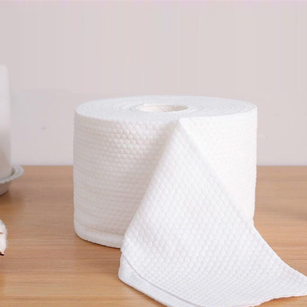 KTX-166355 Disposable Face Cloth Cleaning Towels - Pearl Pattern, 50 Pieces, Non-Woven Fabric, Various Thicknesses