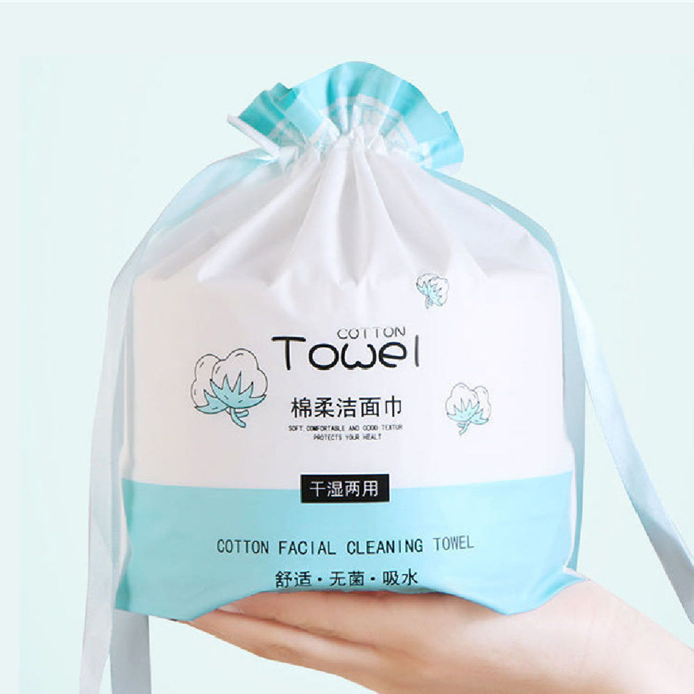 KTX-166355 Disposable Face Cloth Cleaning Towels - Pearl Pattern, 50 Pieces, Non-Woven Fabric, Various Thicknesses