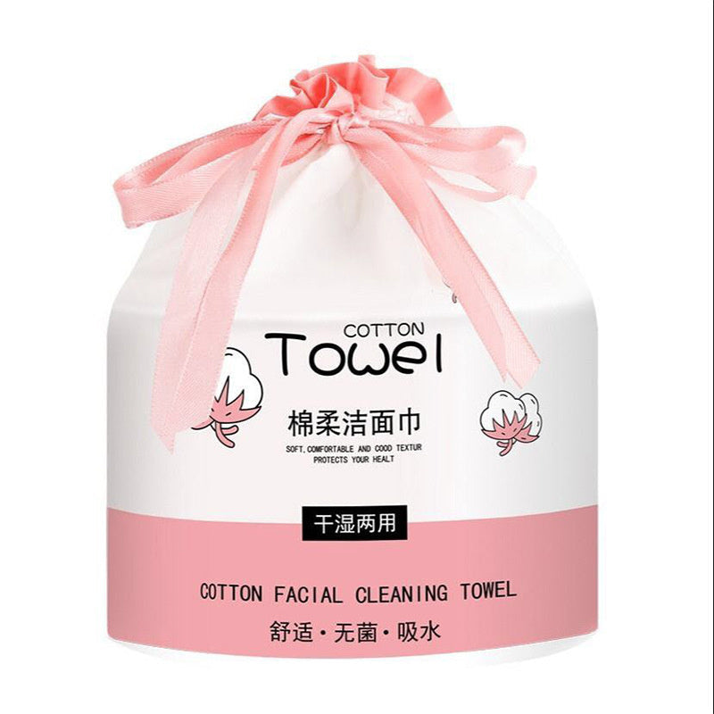 KTX-166355 Disposable Face Cloth Cleaning Towels - Pearl Pattern, 50 Pieces, Non-Woven Fabric, Various Thicknesses