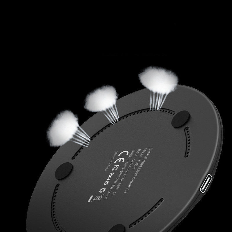 KTX-166995 Elegant Wireless Desktop Charger for Mobile Devices - Available in White and Black
