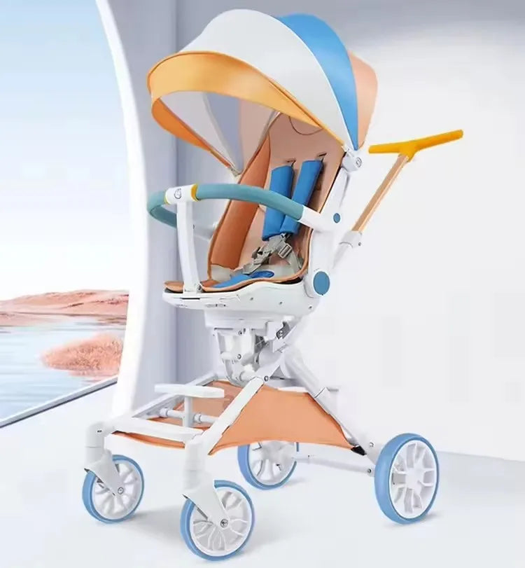 KTX-167123 Versatile 2-in-1 Portable Baby Stroller for Infants and Toddlers