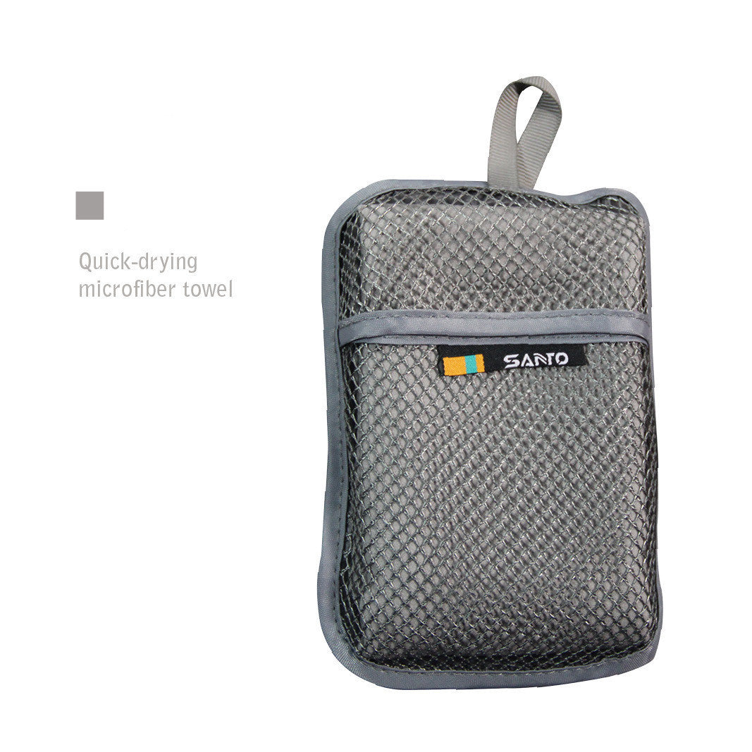 KTX-169811 Quick-Drying Microfiber Towel for Outdoor Activities, 31x75cm, Highly Absorbent with Hanging Ring