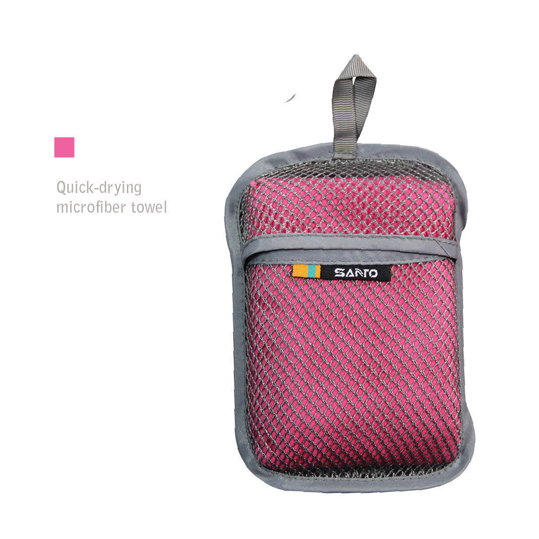 KTX-169811 Quick-Drying Microfiber Towel for Outdoor Activities, 31x75cm, Highly Absorbent with Hanging Ring