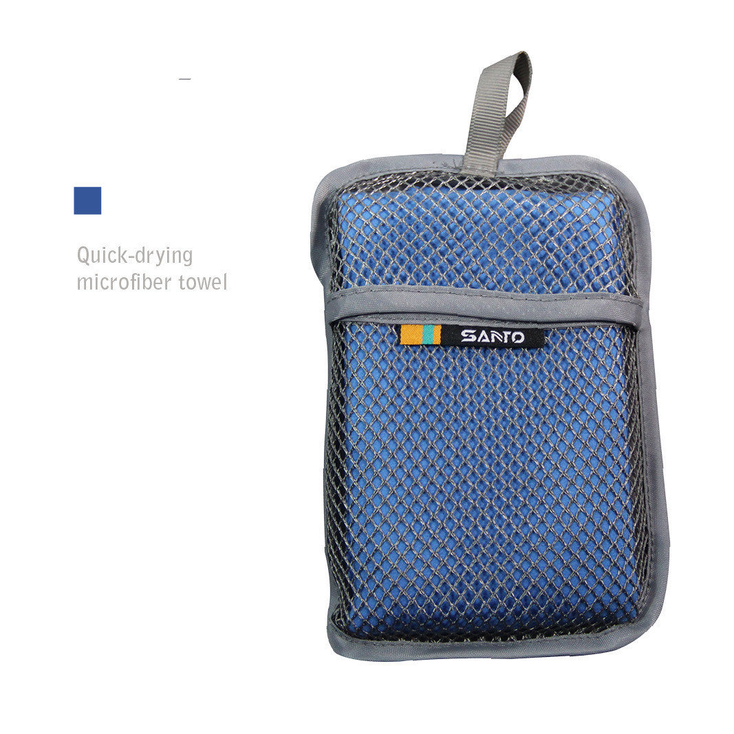 KTX-169811 Quick-Drying Microfiber Towel for Outdoor Activities, 31x75cm, Highly Absorbent with Hanging Ring