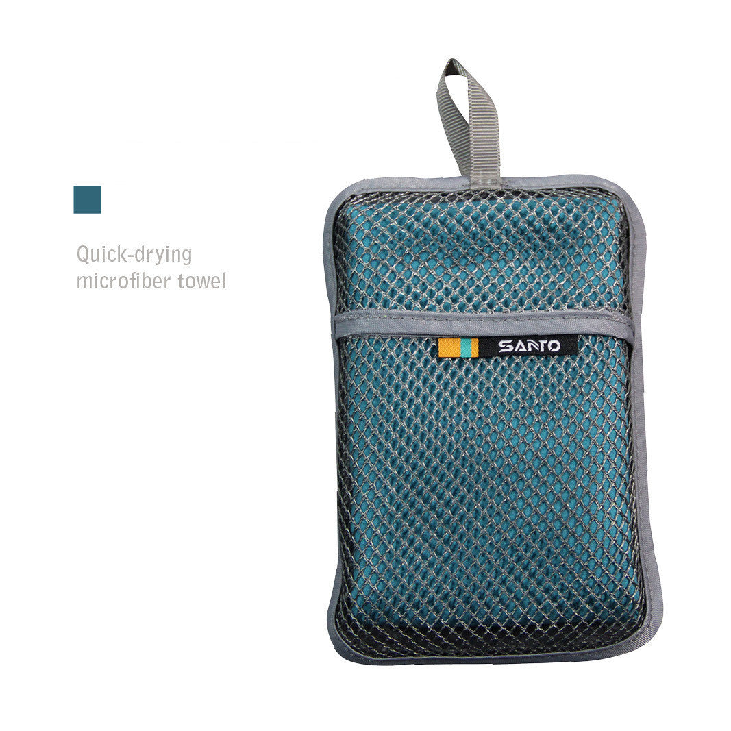 KTX-169811 Quick-Drying Microfiber Towel for Outdoor Activities, 31x75cm, Highly Absorbent with Hanging Ring