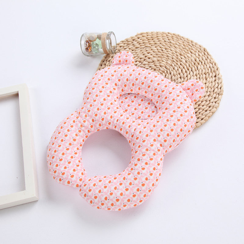 KTX-170067 Baby Shape Pillow - Cotton Core with Diamond Fleece Front and Breathable 3D Mesh Back, 31cm x 25cm