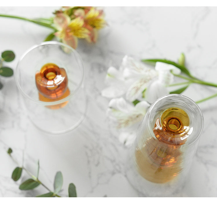 KTX-170323 Retro Gourd Hydroponic Glass Vase for Nordic Home Decor