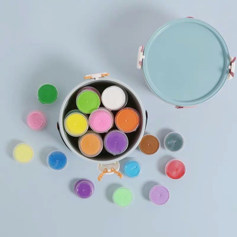 KTX-171091 Children's Cartoon Portable Plastic Storage Bucket for Toys, Stationery, and More