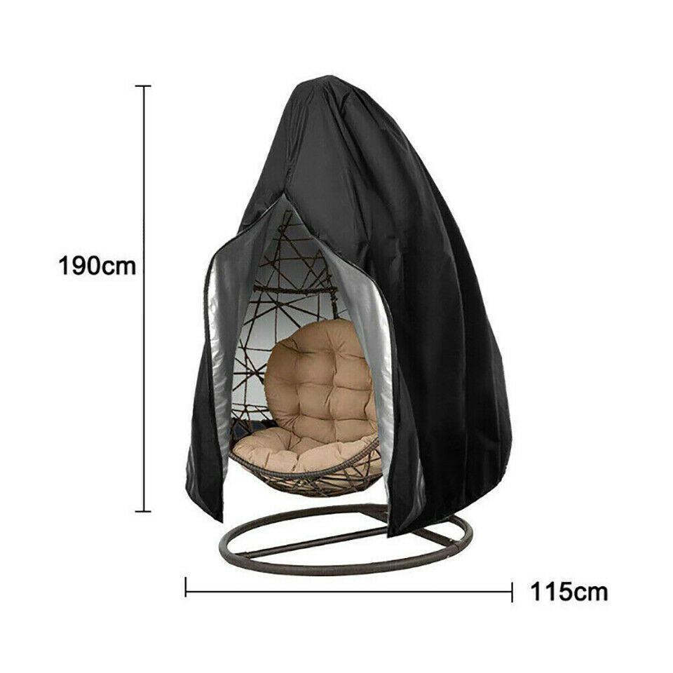 KTX-171219 Waterproof Swing Cover, 230x200CM, 190x115CM, Durable 210D Oxford Cloth with Silver Coating