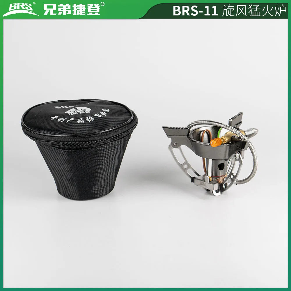 KTX-172051 Portable Windproof Camping Gas Stove BRS-11 Folding Outdoor Gas Burner Cooker