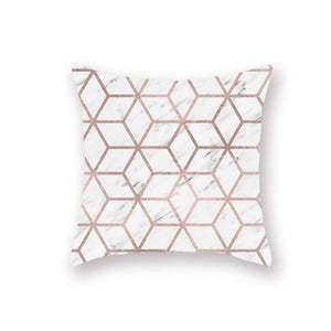 KTX-172371 Double Happiness Printed Polyester Car Pillow Case, Modern Simplicity, 45x45cm, Includes 1 or 4 Pillowcases