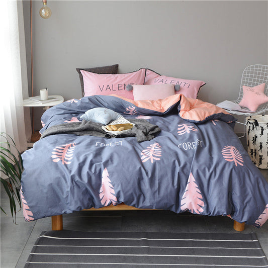 KTX-173011 100% Cotton Reactive Print Bedding Set - Available in Multiple Sizes
