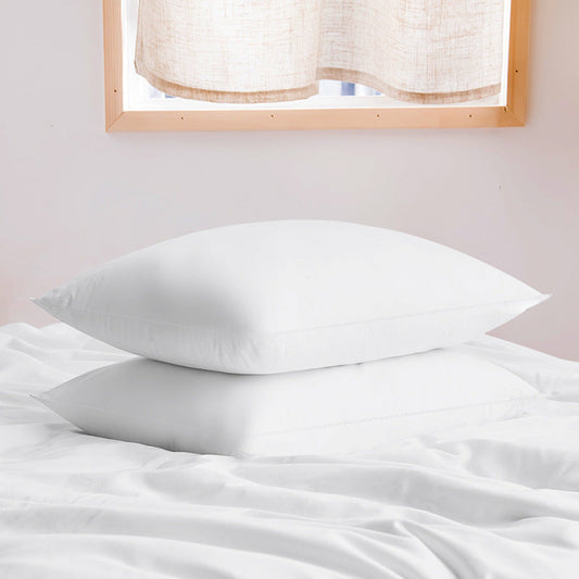 KTX-173651 Single Memory Foam Pillow - Non-Collapse, Durable, 48x74cm, White