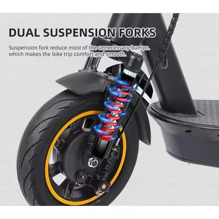 KTX-173715 500W Electric Foldable Scooter - 36V 15Ah, 35-40km Range, Waterproof, Bluetooth Control, Lightweight