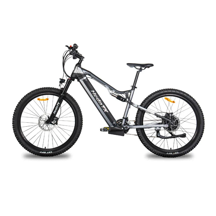 KTX-174163 48V 500W Electric City Bike with 15Ah Lithium Battery, 27-Speed Fat Tire Mountain E-Bike