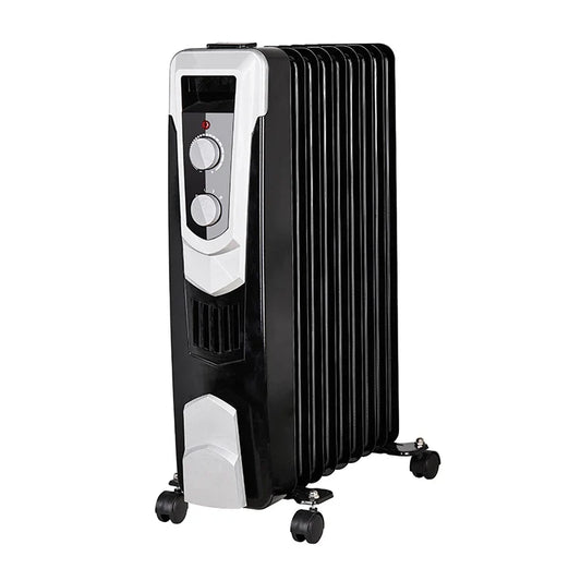 KTX-175763 Oil Filled Radiator Heater with Adjustable Thermostat and 24-Hour Timer - 5 to 13 Fins Options